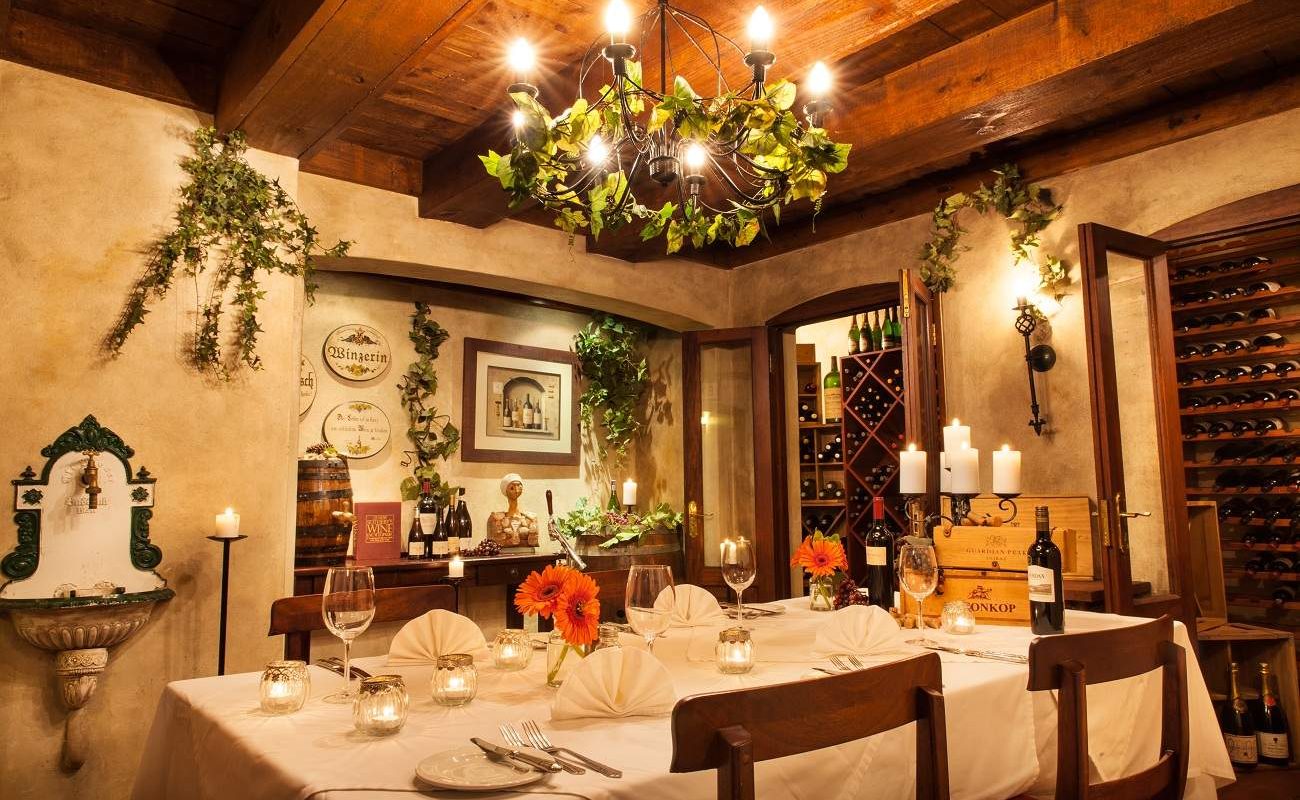 Weinkeller von Oliver's Restaurant