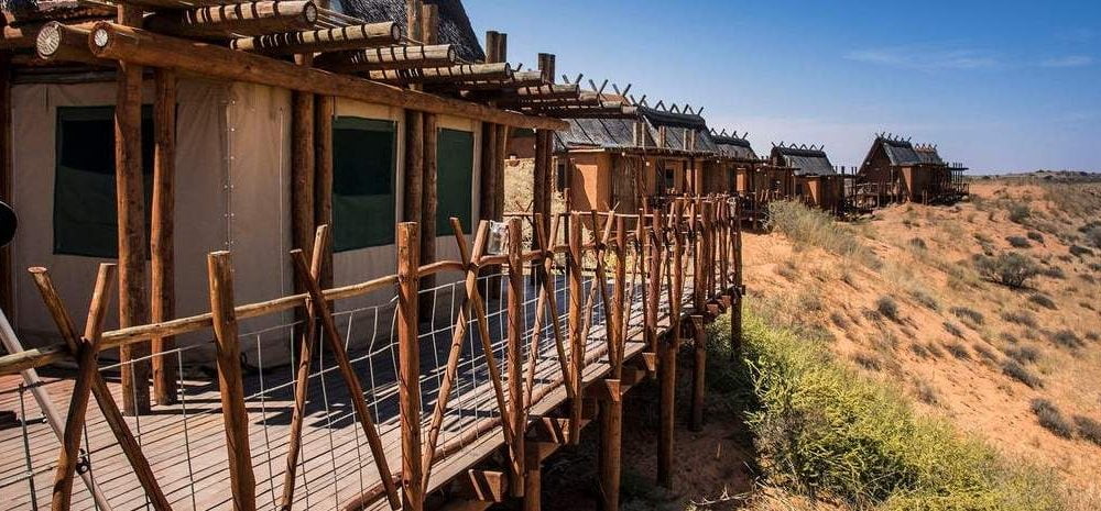 Xaus Lodge Kagalagadi Transfrontier Park Südafrika