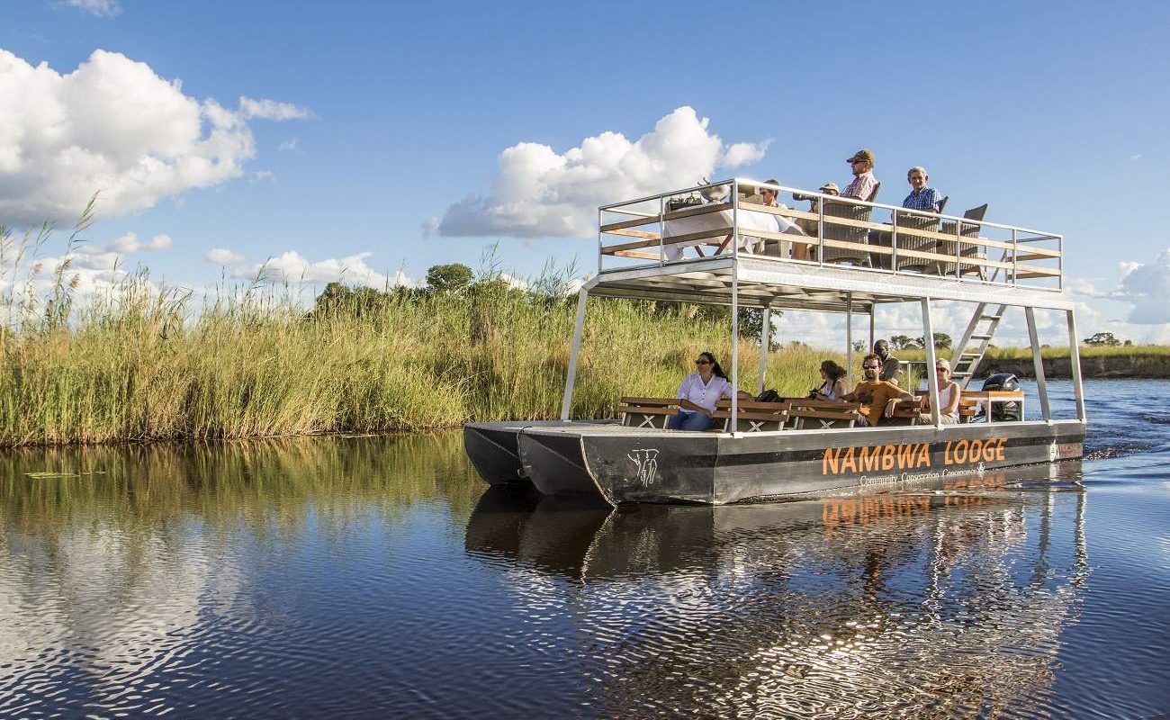 Bootstour auf dem Kwando in Namibia