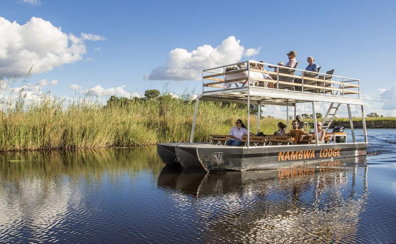 Boootstour auf dem Kwando River