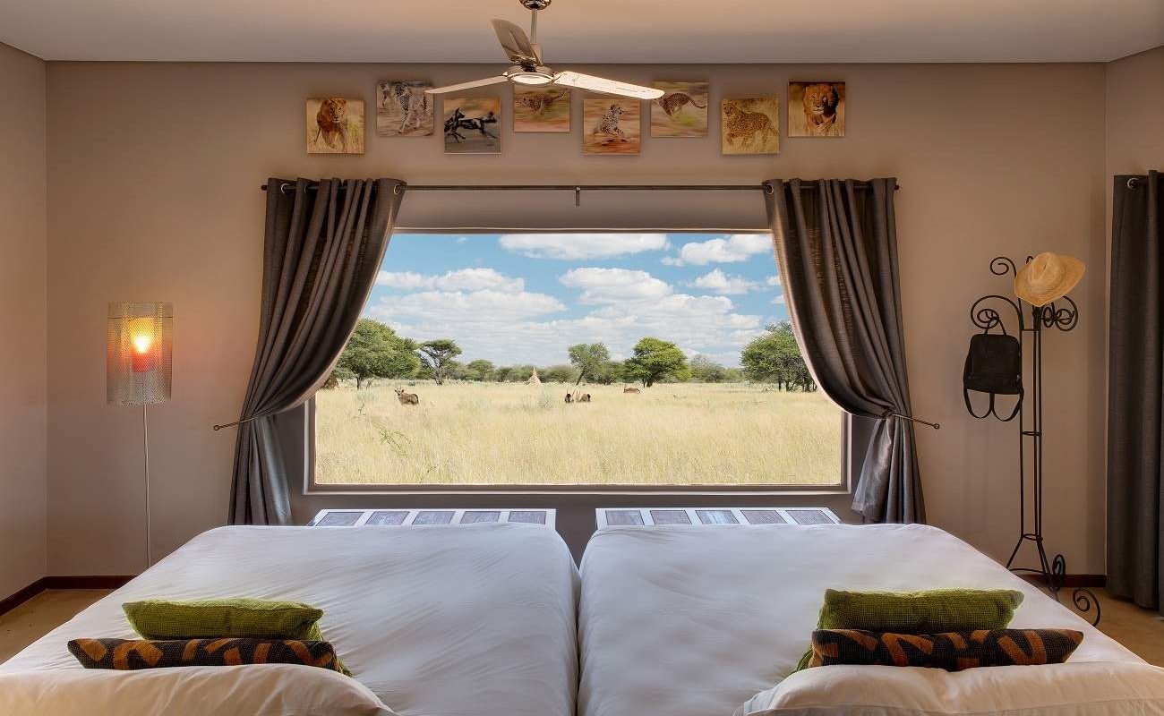 View Room im Plains Camp von Okonjima
