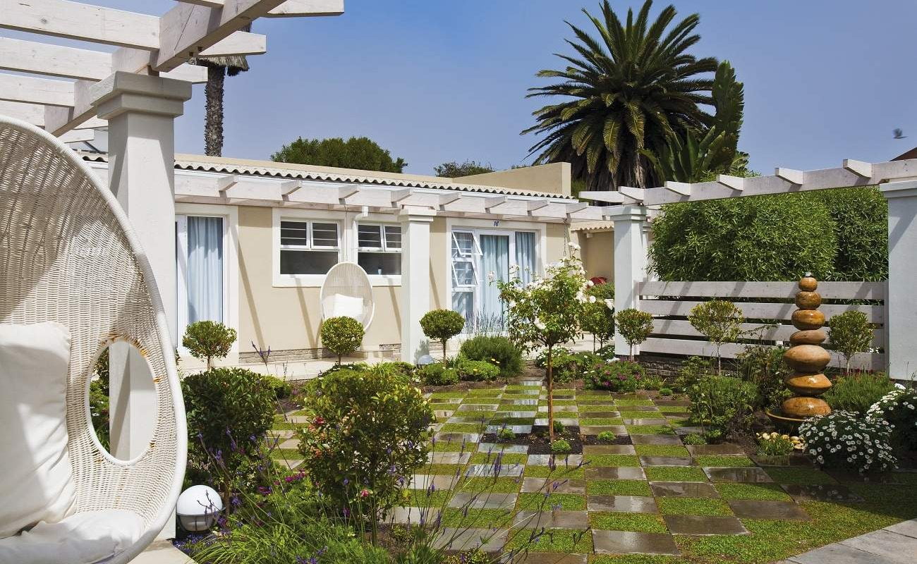 Garten des kleinen Gästehauses in Swakopmund