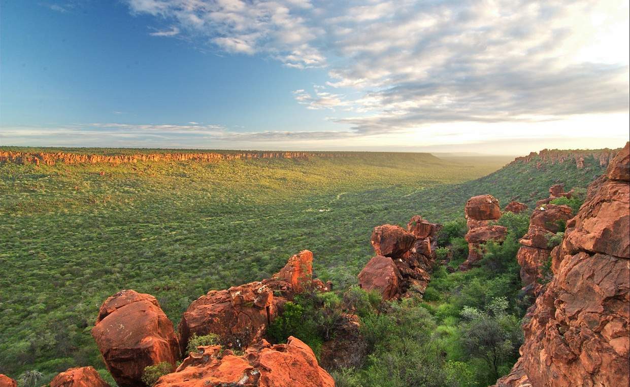 Waterberg Plateau im Grünen Namibia