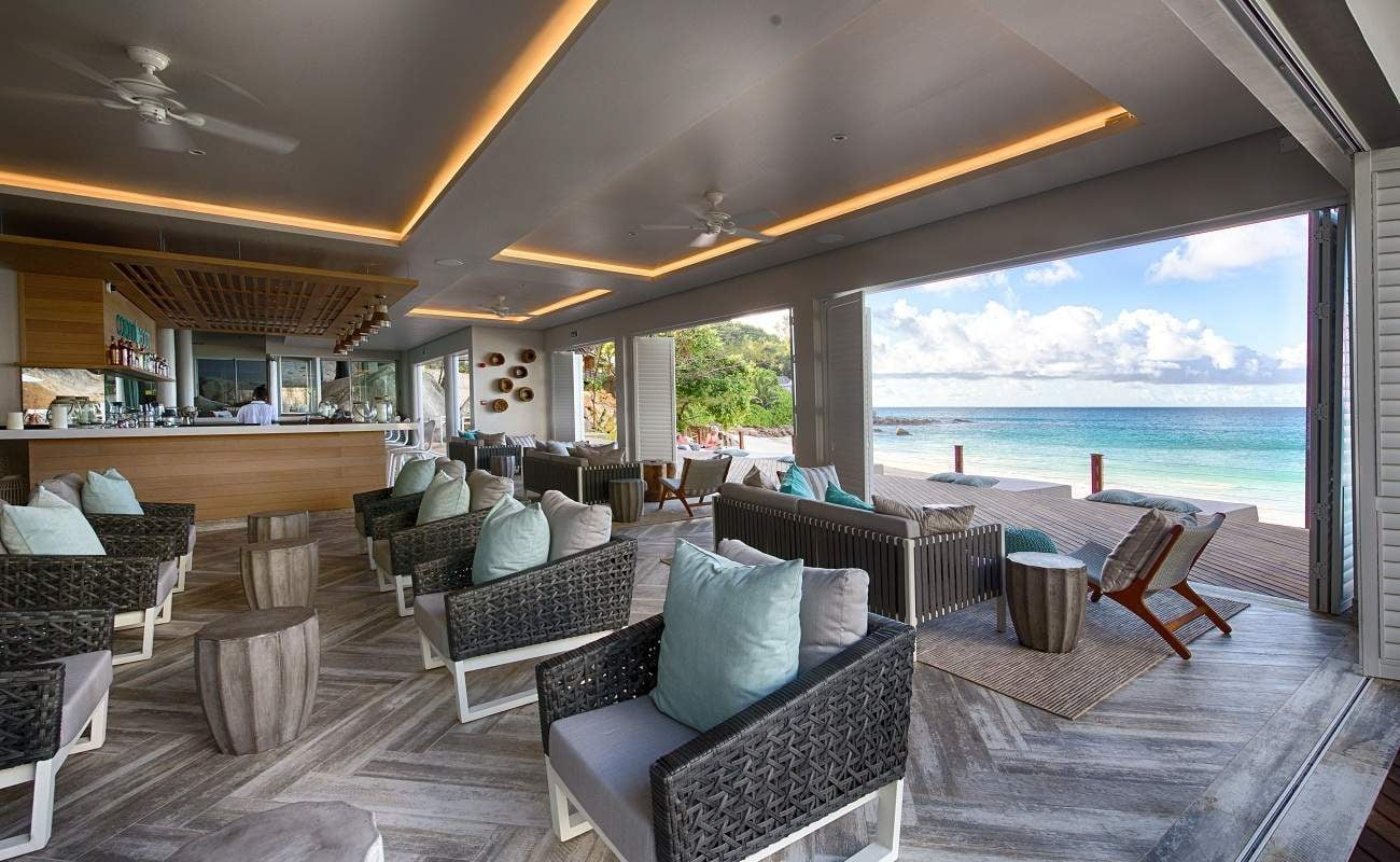 Beach Bar im Boutiquehotel auf Mahé