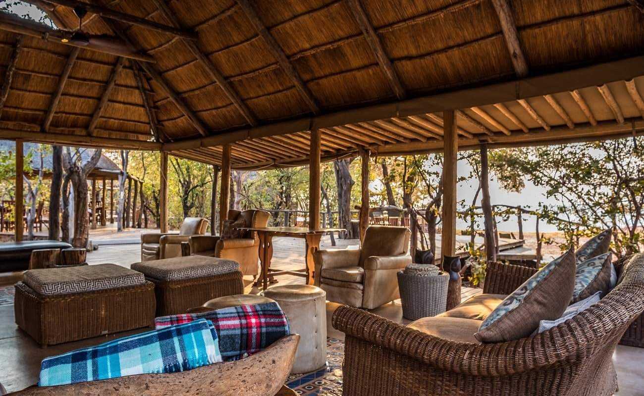 Lounge von Changa am Lake Kariba