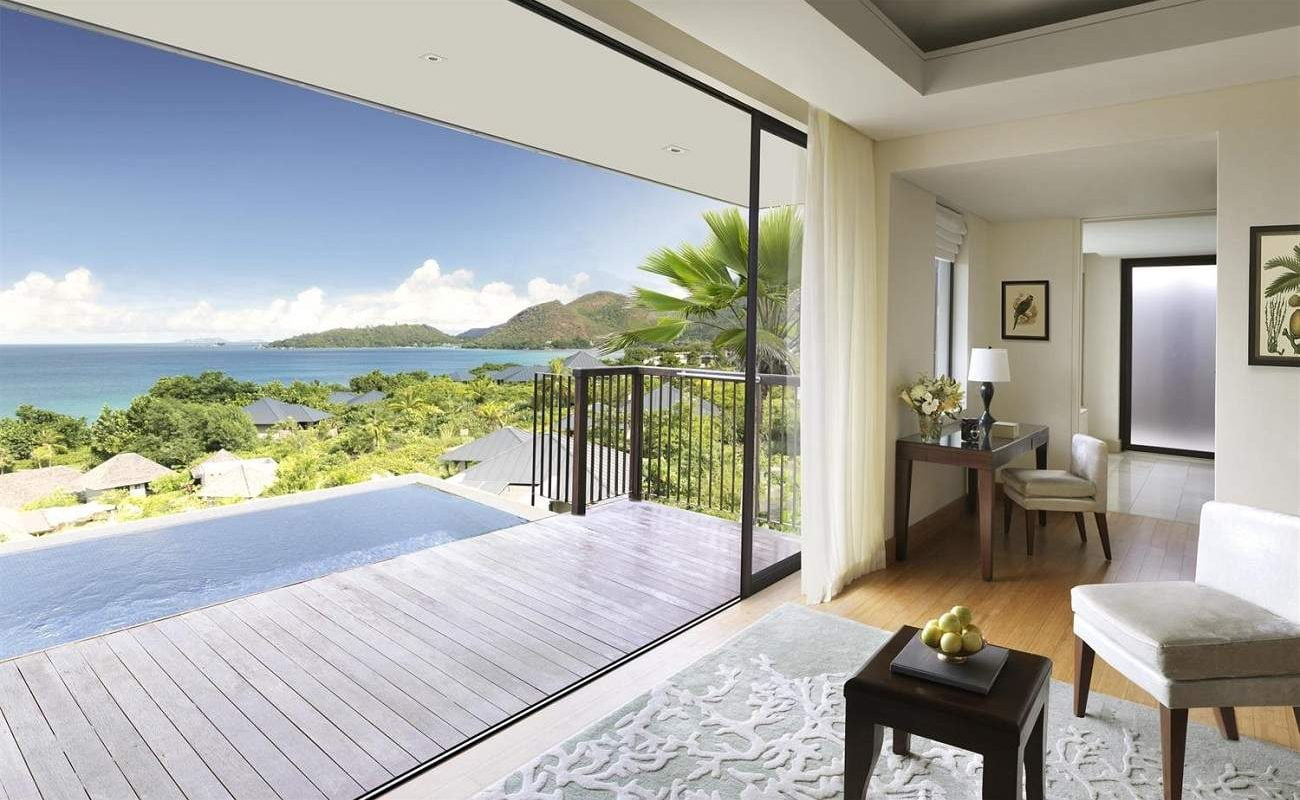 Ocean View Pool Villa im Raffles Praslin