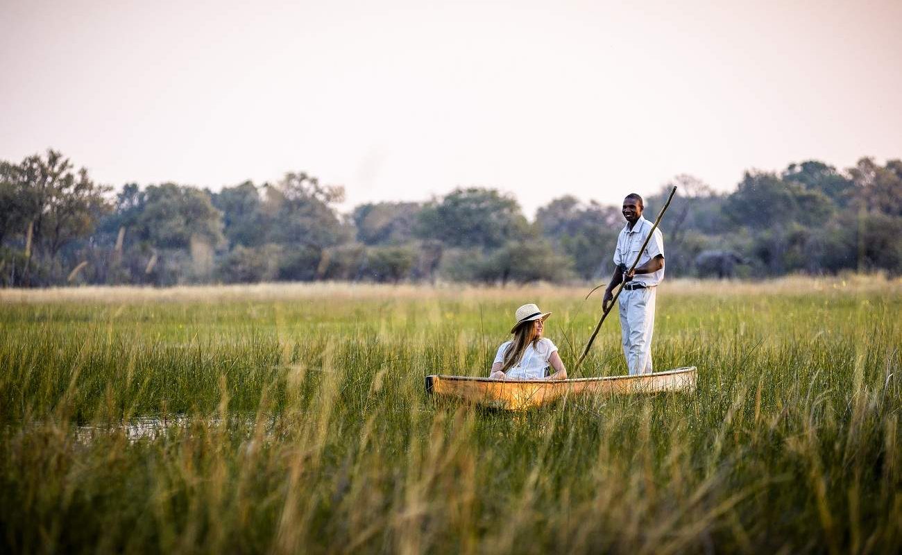 Mokoro Tour im Okavango Delta