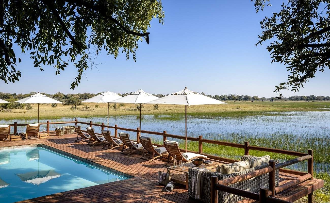 Der Pool des Sanctuary Chief's Camps