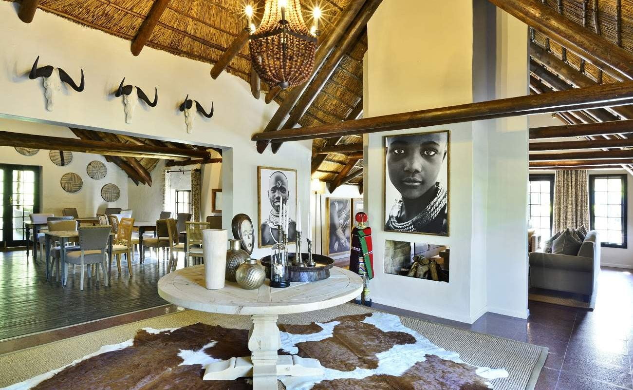 Eingang der Villa Lobengula in Shamwari