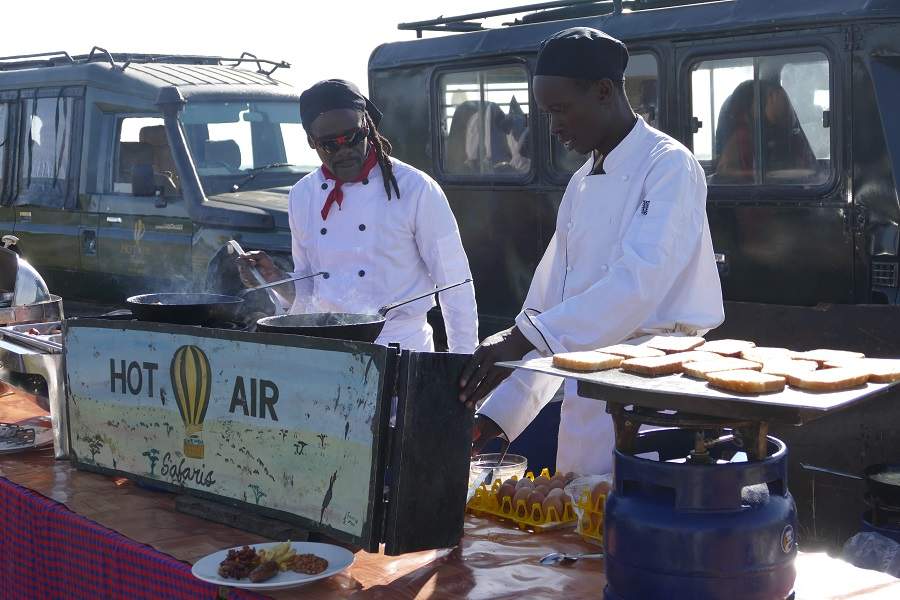 Köche Bushbreakfast Masai Mara