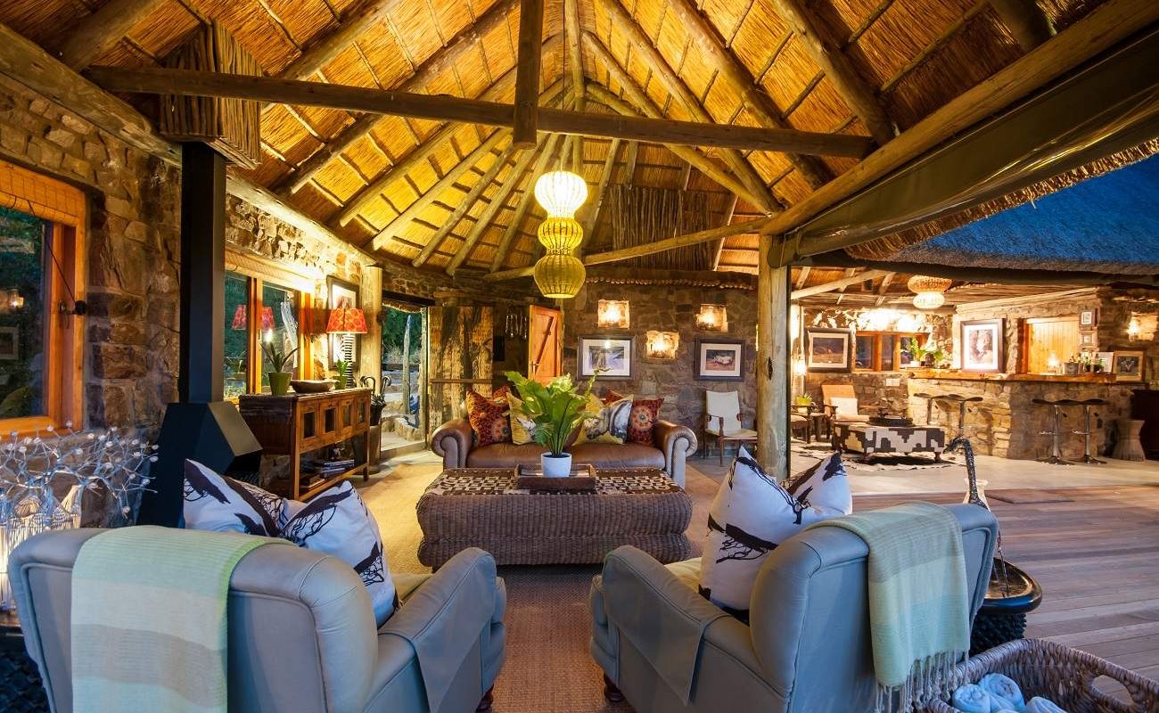 Lounge des Hillsnek Safari Camps