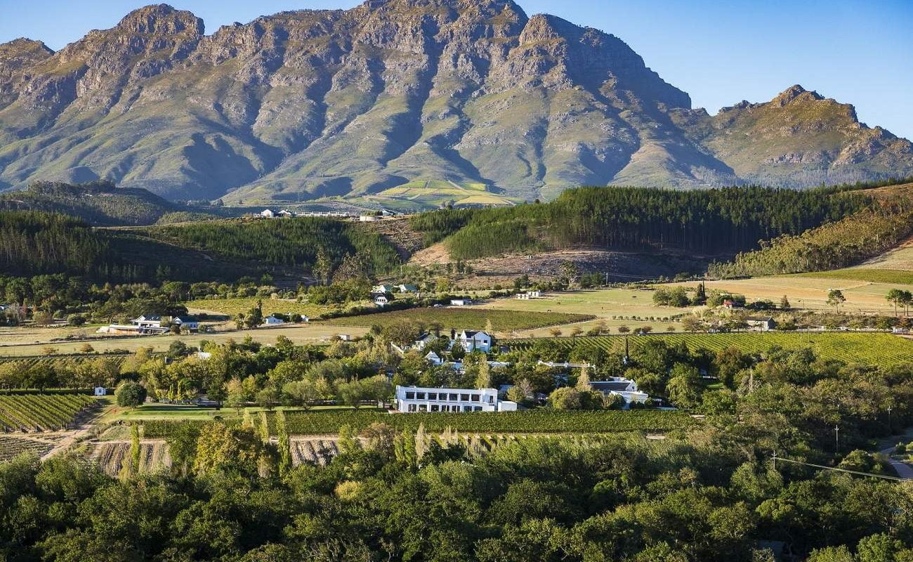 The Lanzerac Hotel & Spa im Jonkershoek Valley von Stellenbosch
