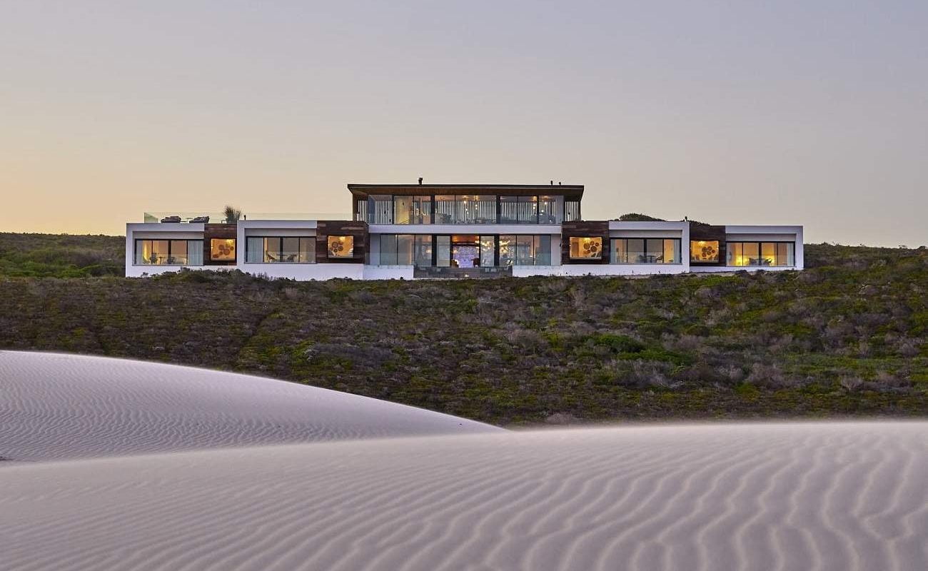 Blick auf die Morukuru Beach Lodge
