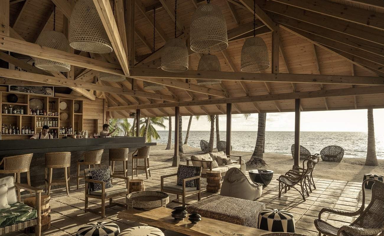 An der Beach Bar Bar des Four Seasons, Desroches