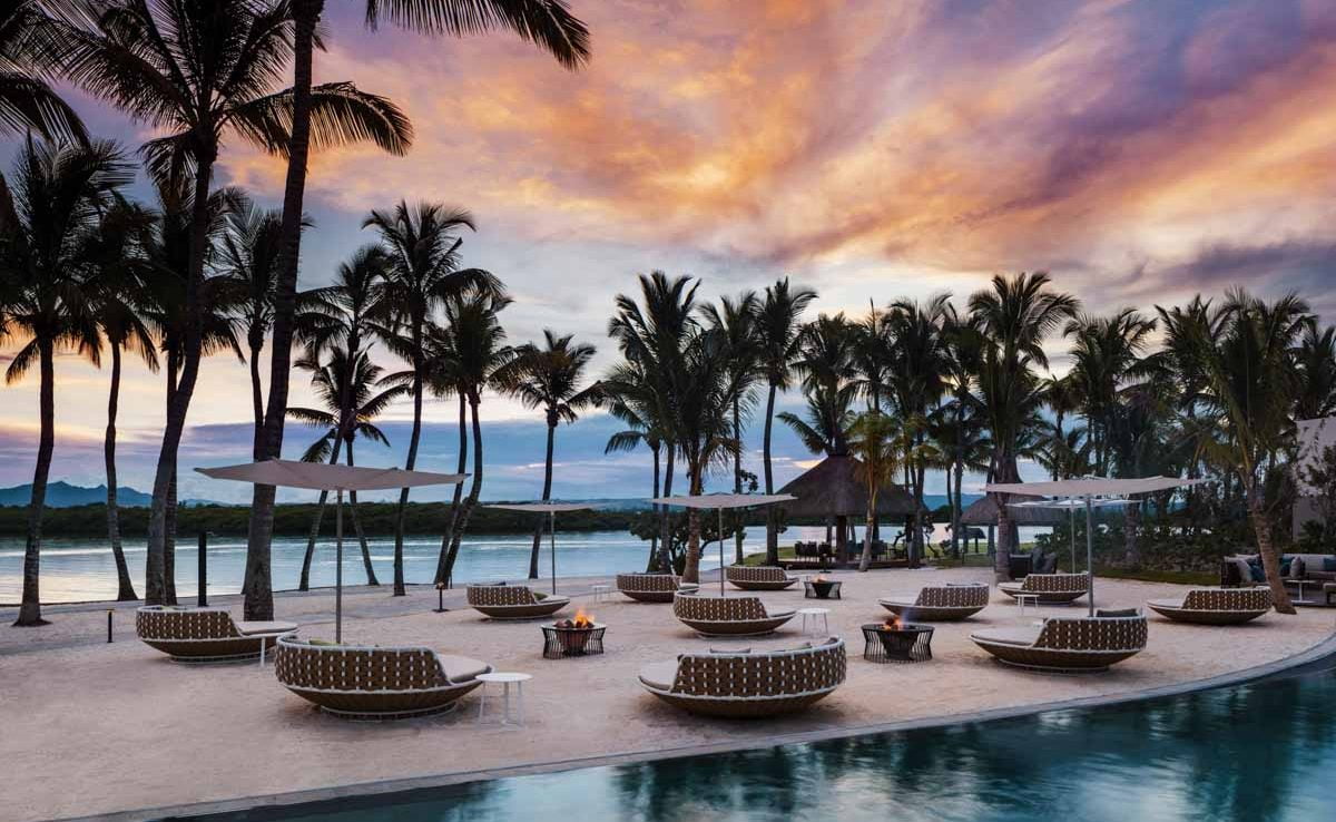 La Pointe Bar im Luxushotel auf Mauritius