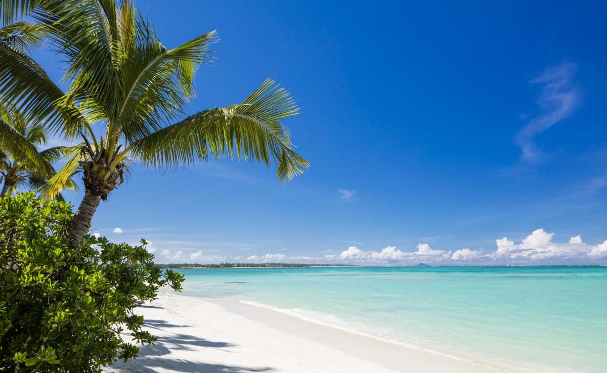 Strand des Le Saint Géran an der Ostküste von Mauritius
