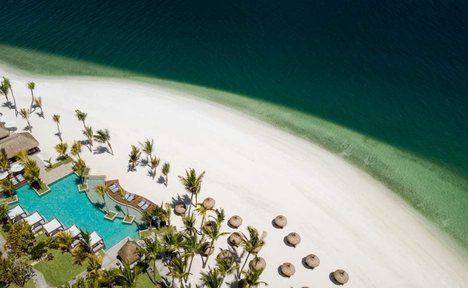 La Pointe Pool im Le Saint Geran