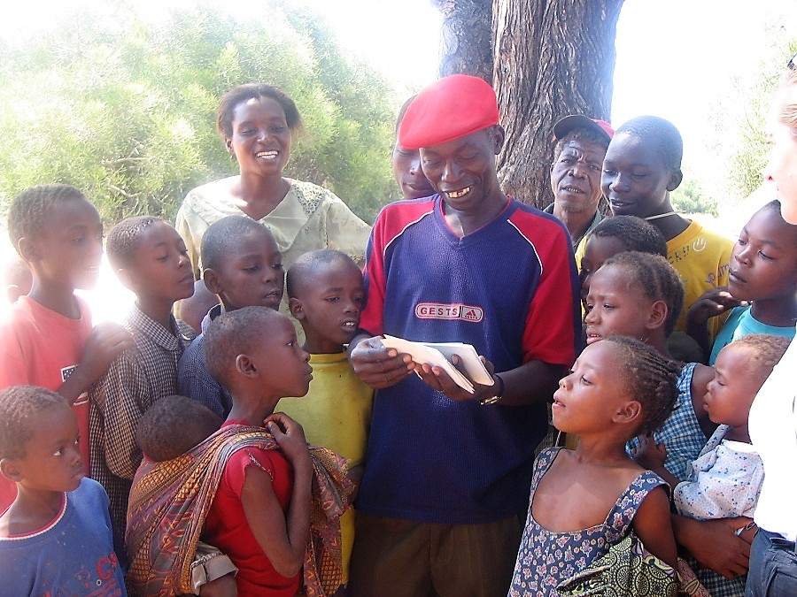 Geld für Fotos in Afrika