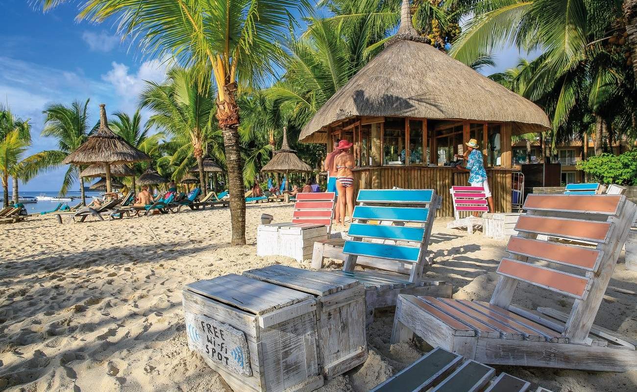 Beach Bar des Beachcomber Victoria
