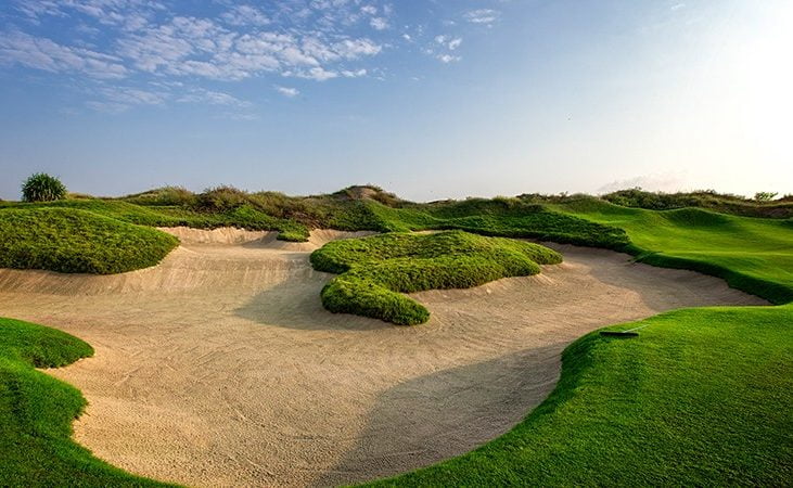 Einer der Golfplätze im Oman