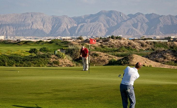 Golfpspielen im Oman