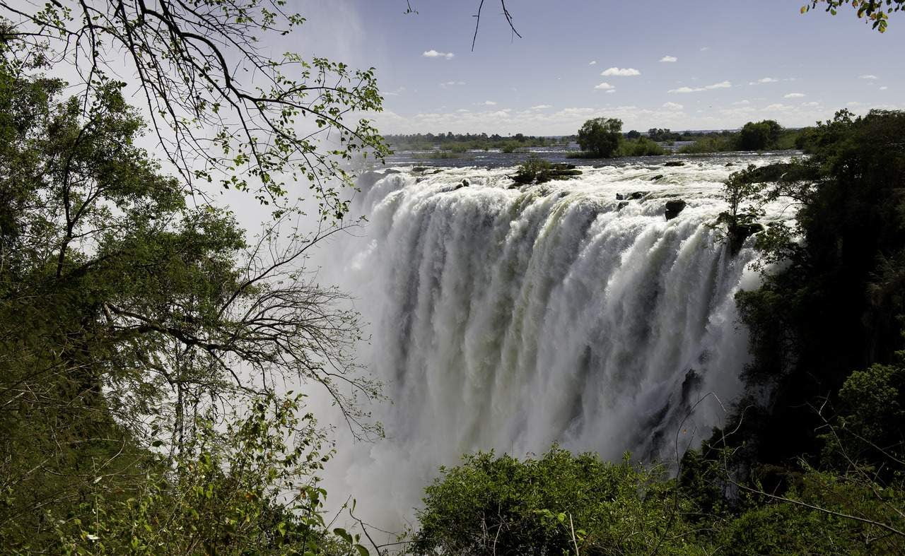 Viktoriafälle in Simbabwe