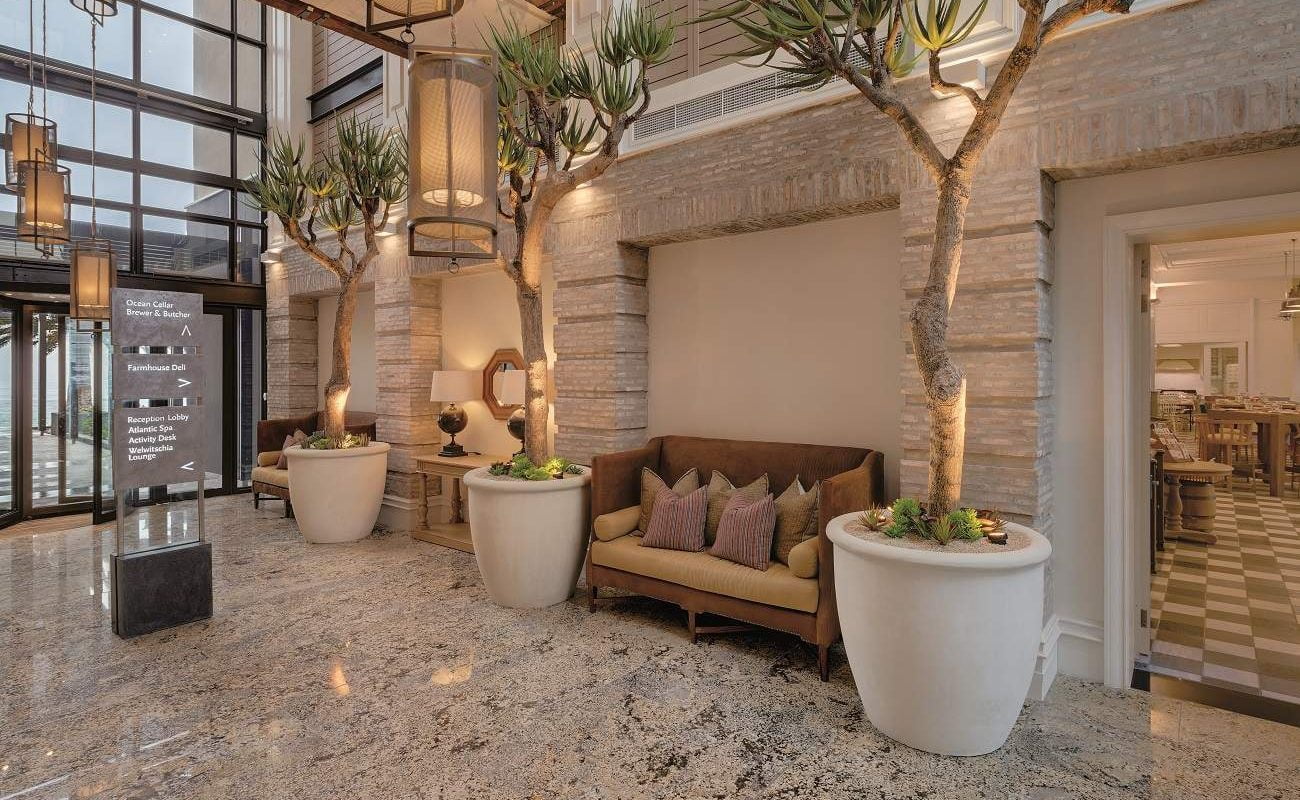 Lobby des Luxushotels in Swakopmund