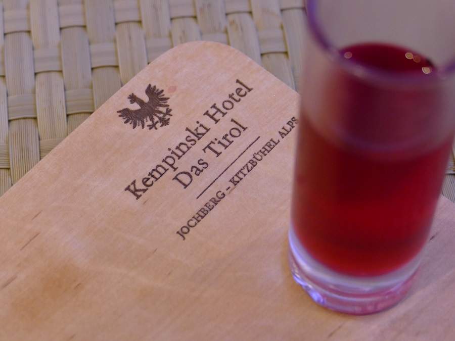 Begrüßung im Kempinski Spa Kitzbühel