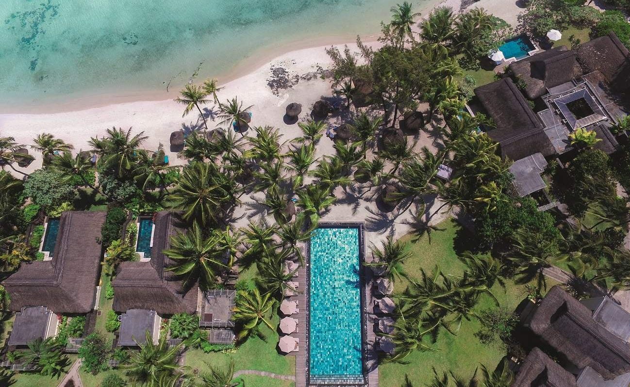Der Lap Pool des Luxusresorts