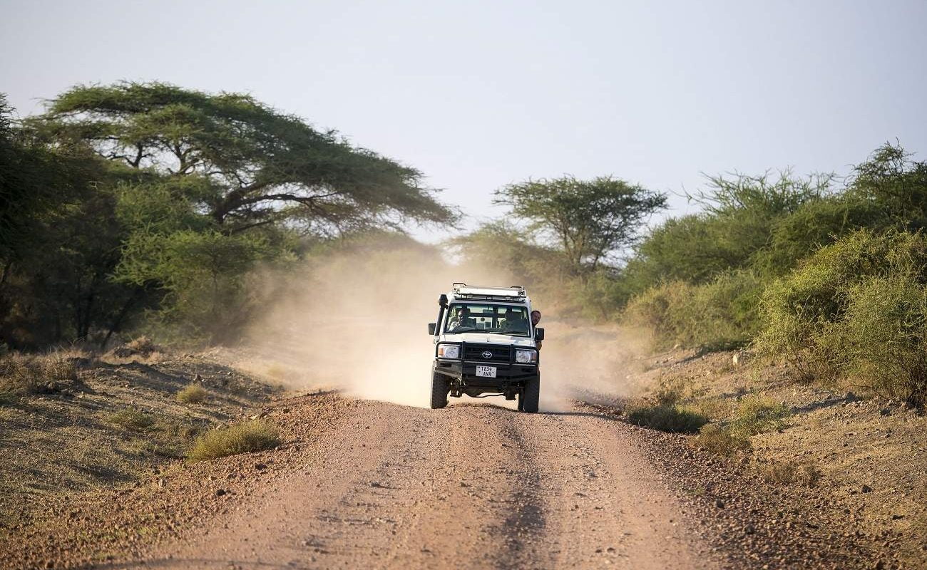 Geländewagen im Arusha Nationalpark