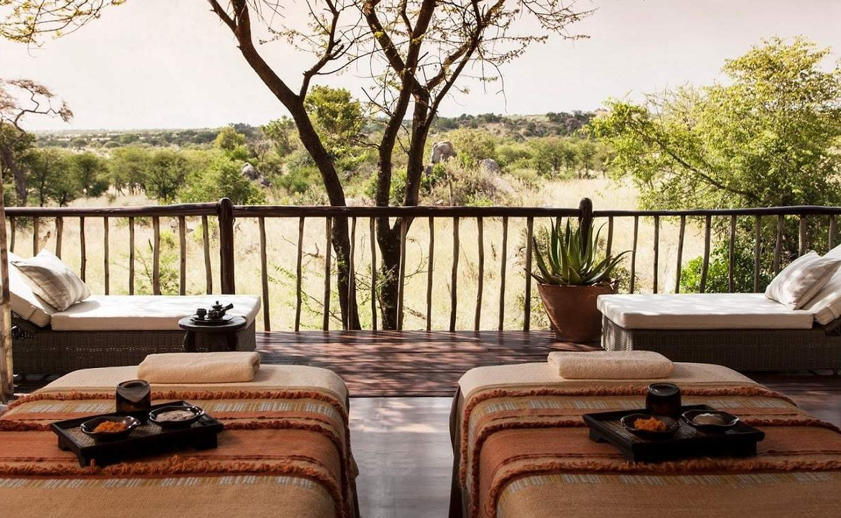 Spa Treatment Room in der Four Seasons Lodge Tansania