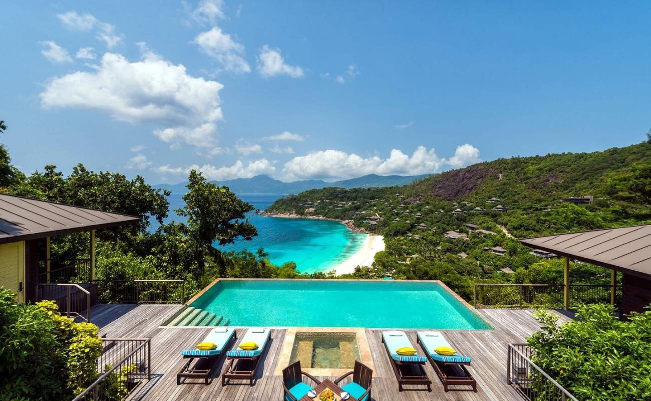 Wellness pur im Luxusresort mit herrlichem Blick über den Indischen Ozean