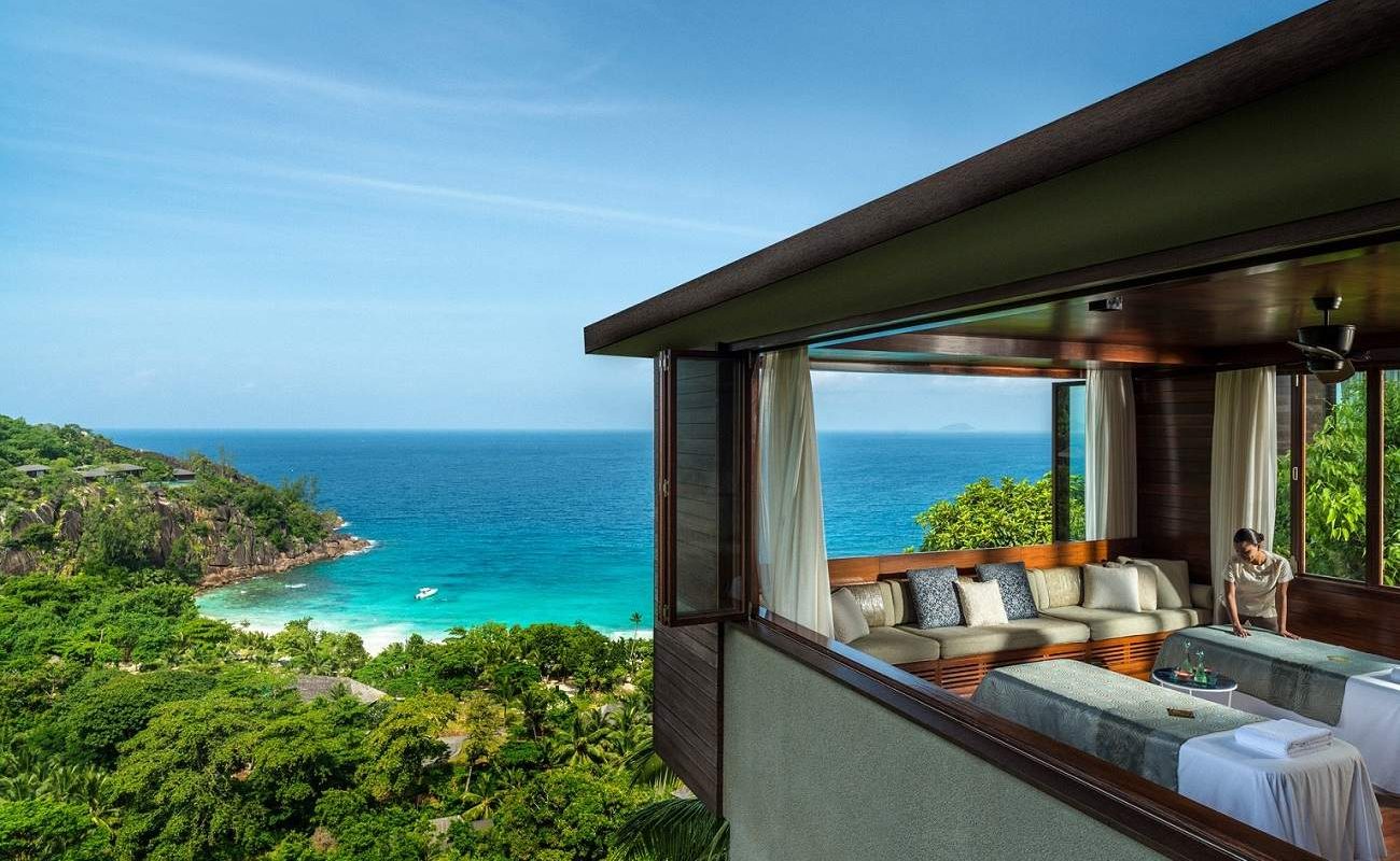 Wellness pur im Luxusresort mit herrlichem Blick über den Indischen Ozean