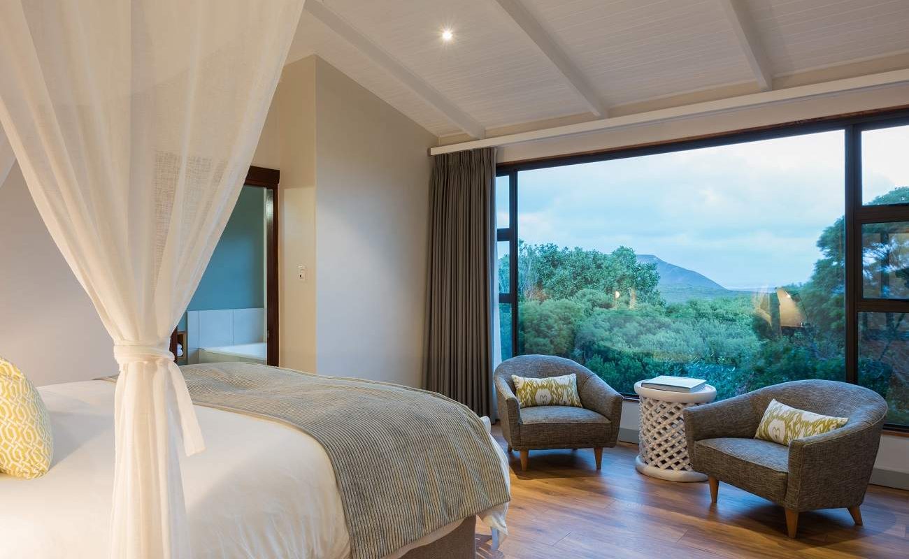 Schlafzimmer einer Suite der Garden Lodge