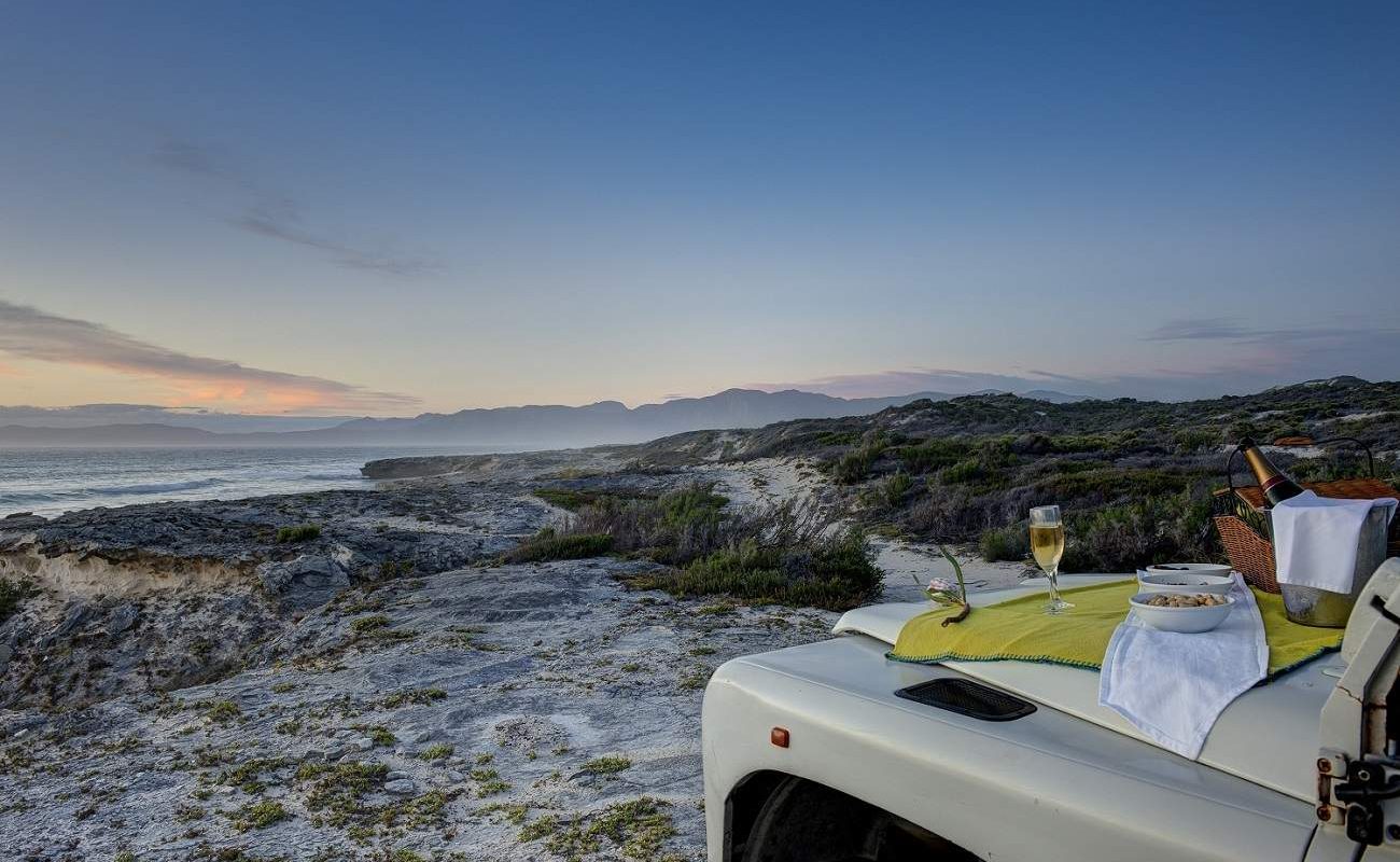 Sundowner an der Walker Bay
