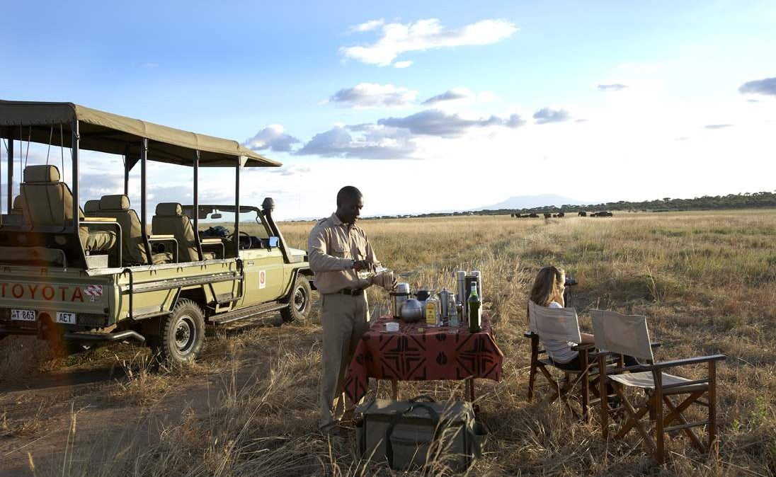 Sundowner im Tarangire