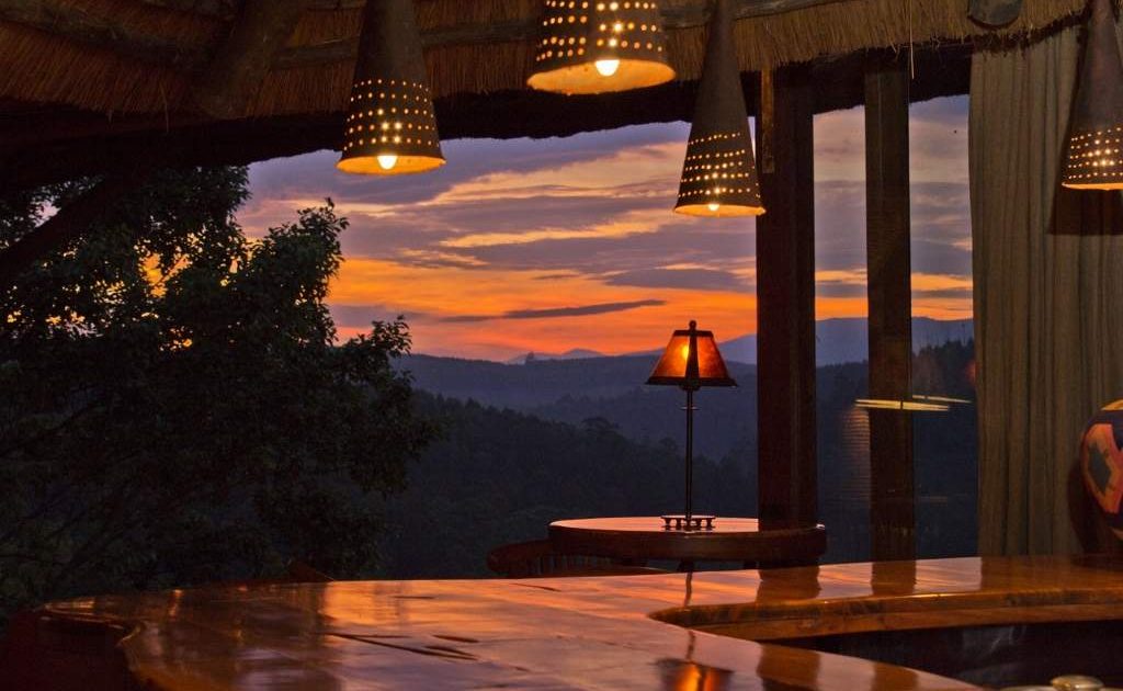 Tanamera Bar bei Sonnenuntergang Bar von TanaMera bei Sonnenuntergang