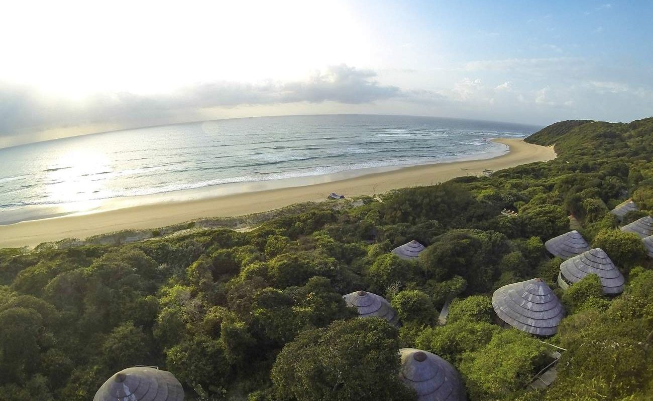 Luftaufnahme von Thonga Beach