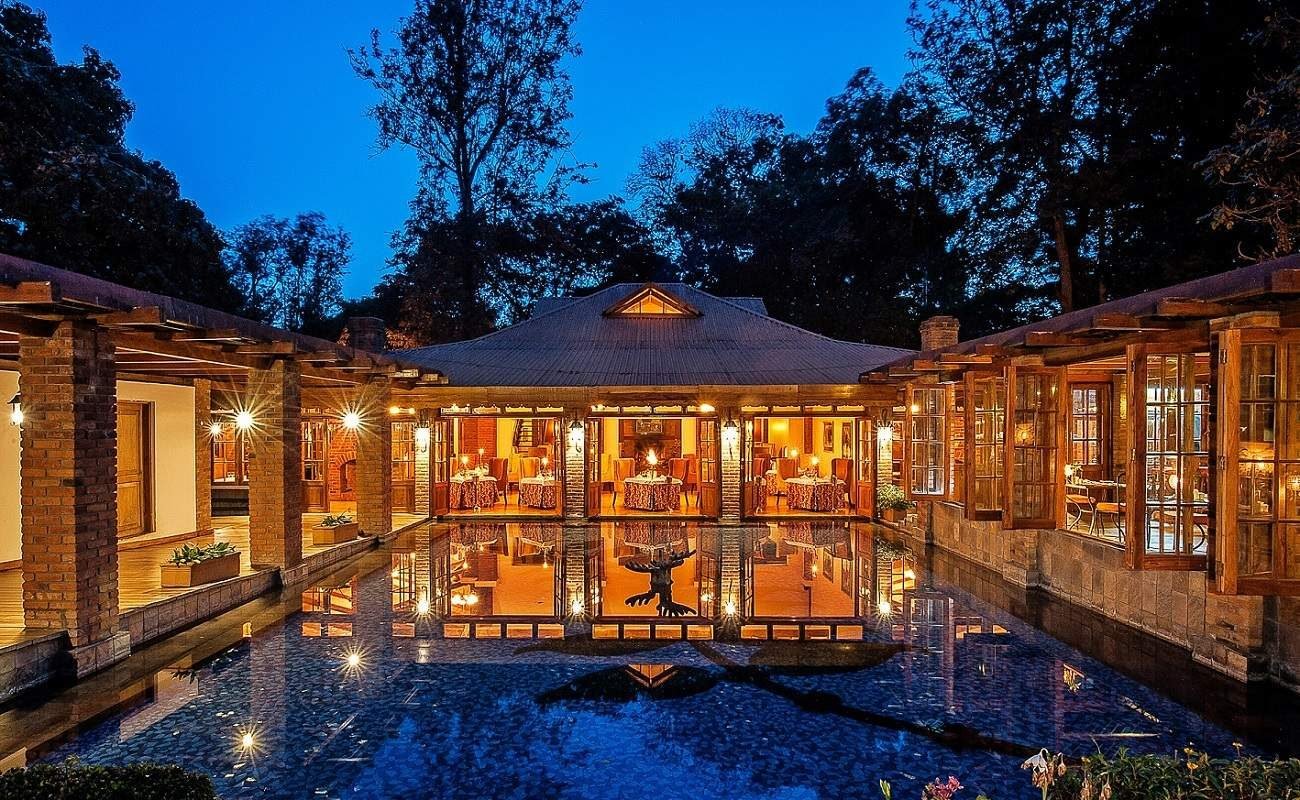Romantische Stimmung in der Luxuslodge in Arusha, Tansania