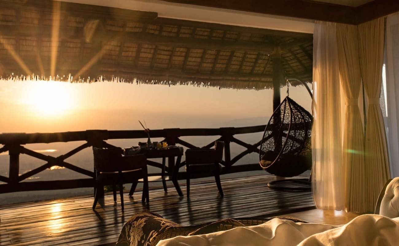 Sonnenuntergang am Lake Manyara