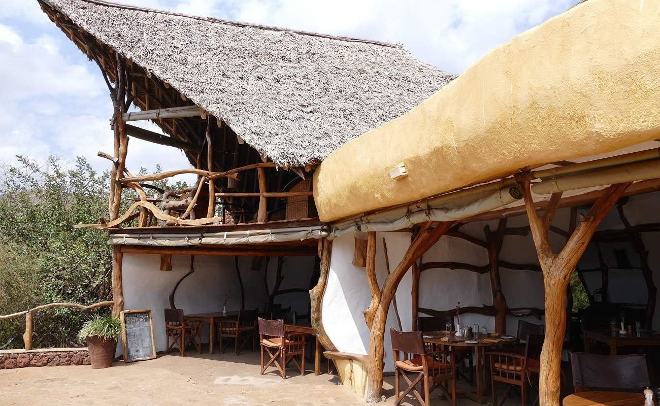 Restaurant von Elerai am Rand des Amboseli