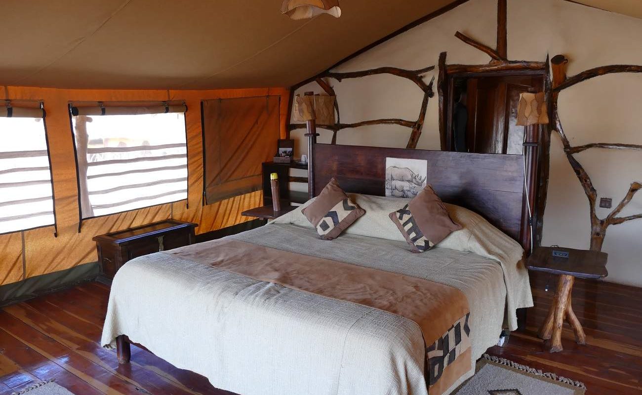 Luxuszelt im Masai Camp Satao
