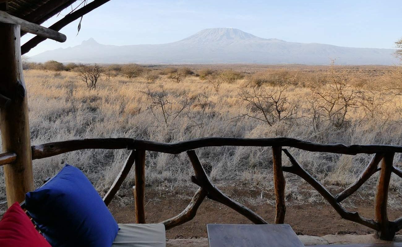 Blick auf den Kilimanjaro, Satao Elerai Amboseli