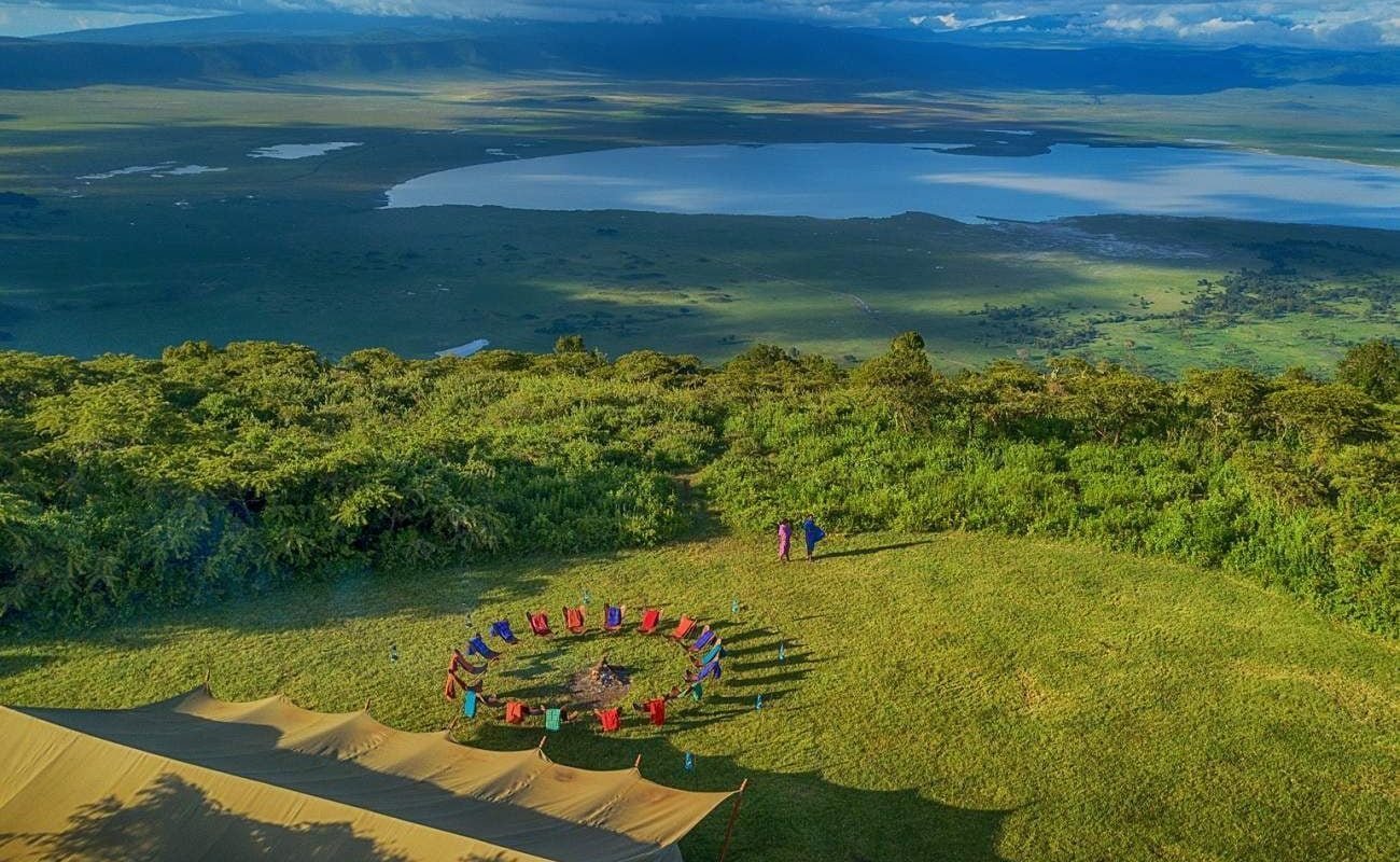 Blick von Pakulala in den Ngorongoro Krater