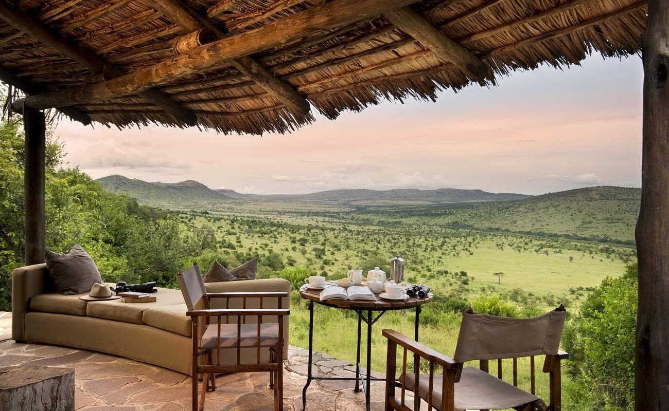 Ausblick von einer Cottage im Kleins Camp