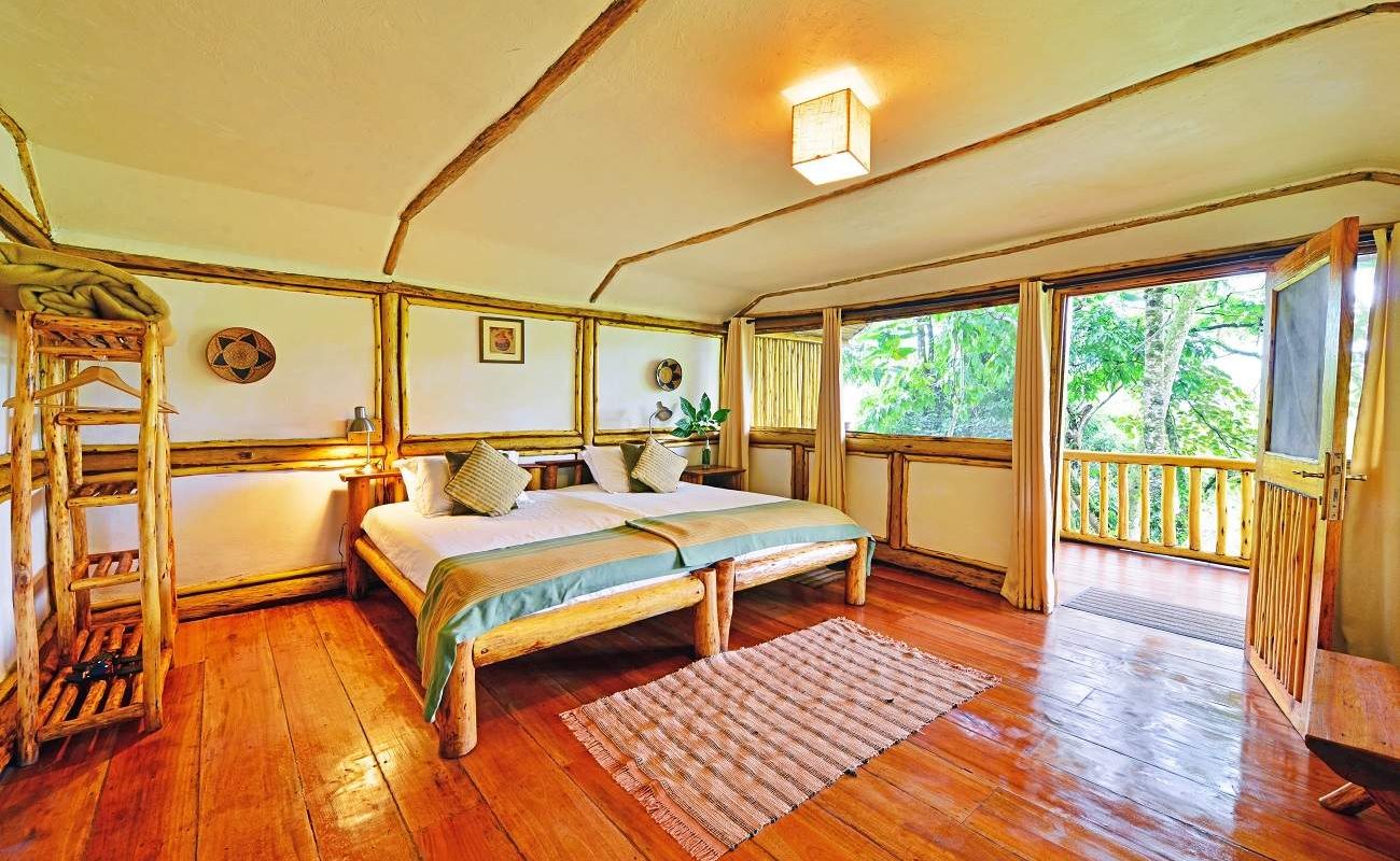Chalet in der Buhoma Lodge