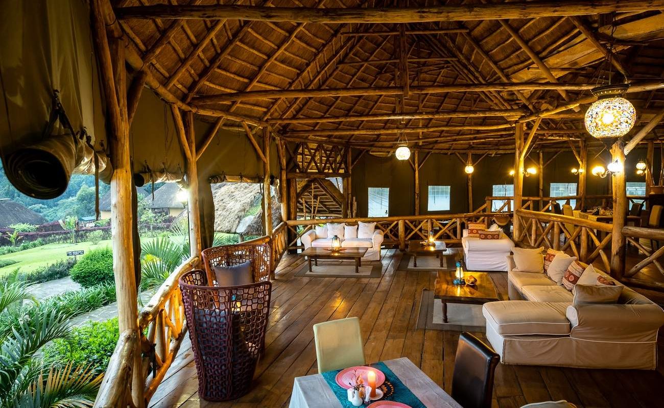 Lounge der Crater Safari Lodge