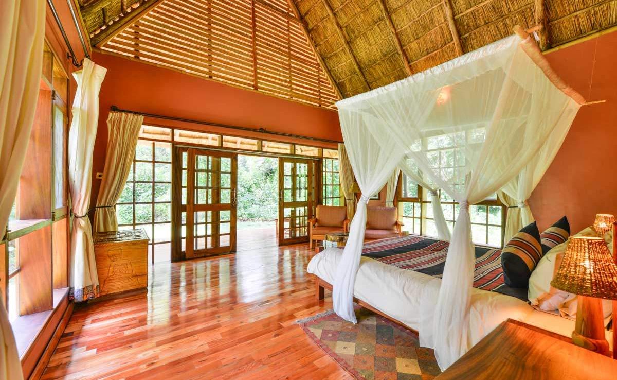 Luxury Chalet in der Primate Lodge Kibale