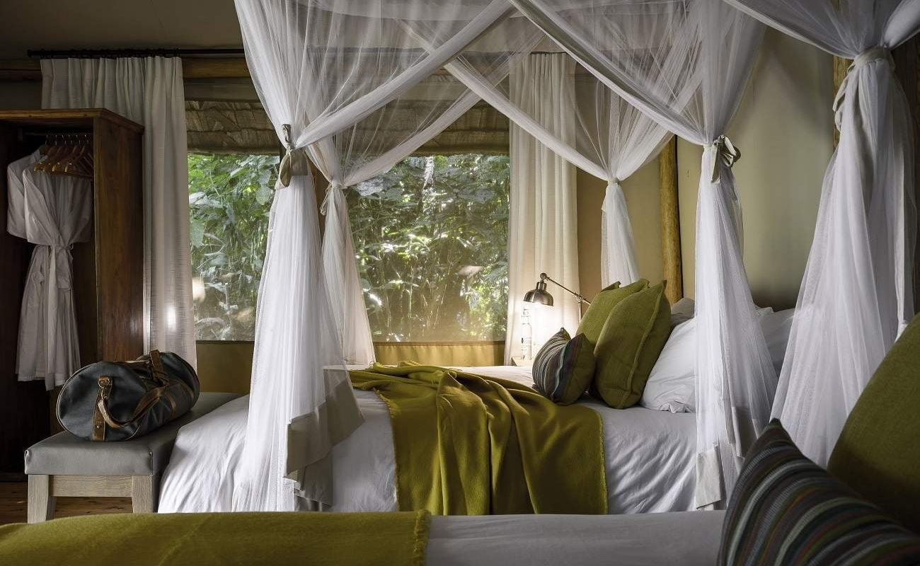 Luxuszelt im Sanctuary Gorilla Forest Camp