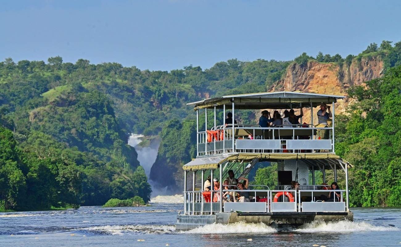 Bootsfahrt im Murchinson Falls